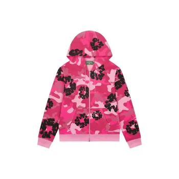 Denim Tears The Cotton Wreath Zip Sweatshirt