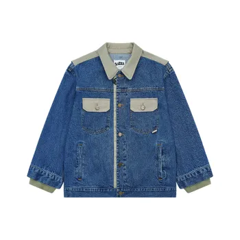 XXZXX Denim Jacket Unisex Khaki