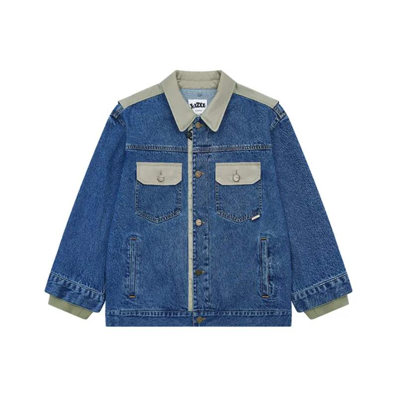 XXZXX Denim Jacket Unisex Khaki-0