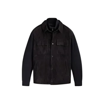 Massimo Dutti Jackets Men Navy Blue