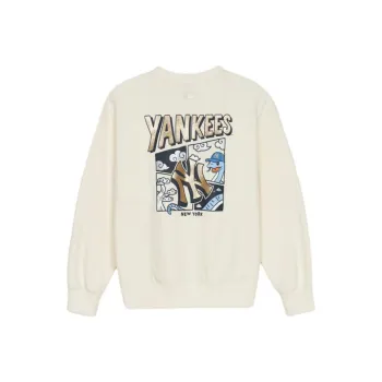 MLB New York Yankees SS25 Sweatshirt Unisex Cream