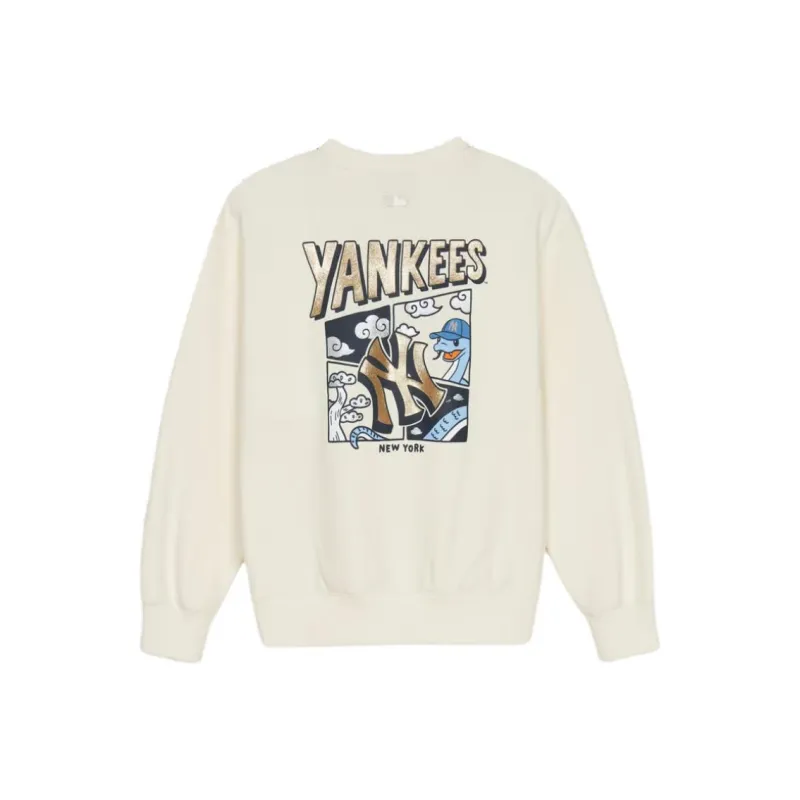 MLB New York Yankees SS25 Sweatshirt Unisex Cream-0
