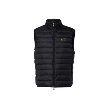 EMPORIO ARMANI Logo Printed Quilted Padded Gilet