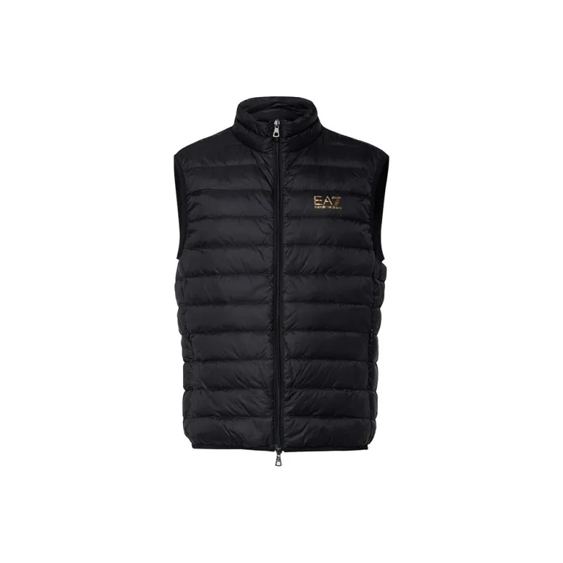 EMPORIO ARMANI Logo Printed Quilted Padded Gilet-0