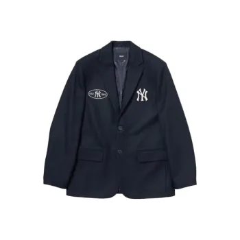 MLB New York Yankees Varsity New York Yankees Jackets Coats Unisex Black