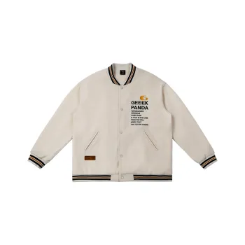 WAYNEXZAVIER Loose Fit Jacket Men's Beige
