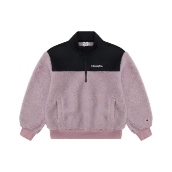 Champion FW22 Rochester Collection Velvet feel Coat Unisex Pink Patchwork