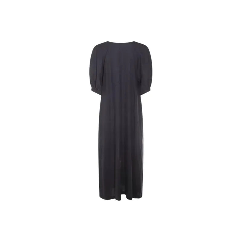 MALO Linen Midi Dress-1