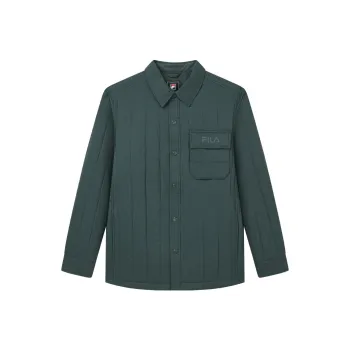 FILA Puffer Jacket Men's Deep Bamboo Green