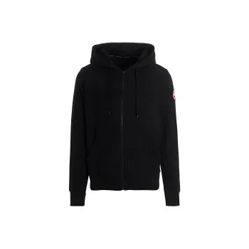 Canada Goose Logo Patch Zipped Hoodie
