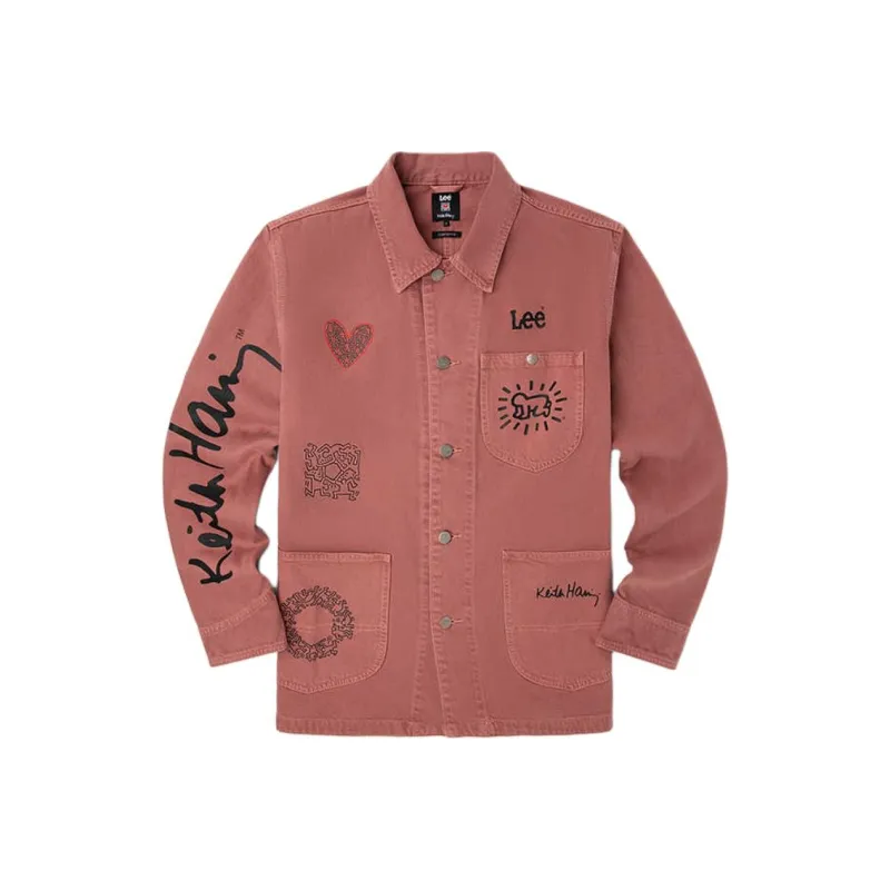 Lee Denim Jacket Men's Rose Red-0