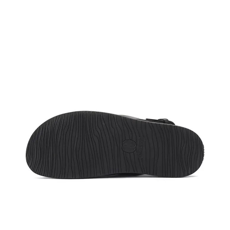 BALLY One Strap Sandals Men's Black-4