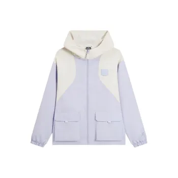 XTEP Jackets Coats Unisex Fairy Purple/Cotton White