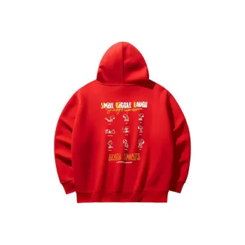 CHAOJIANTA x SNOOPY Sweatshirt Unisex Classic Red