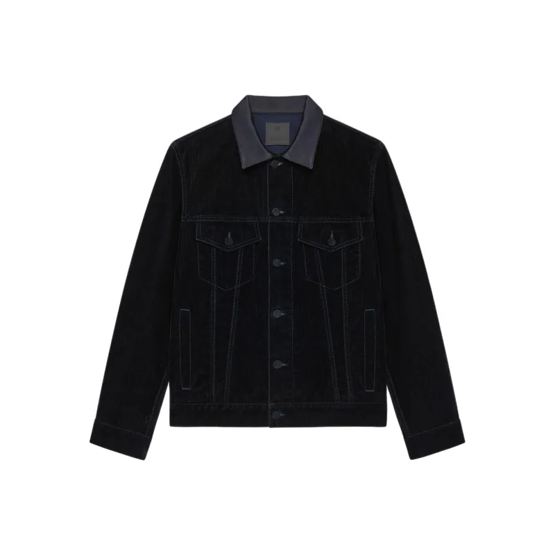Givenchy FW24 Denim Jacket Men's Dark Blue-0