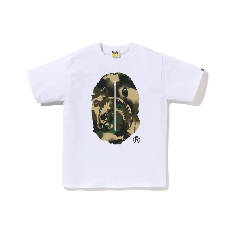 A BATHING APE ® Camouflage graphic T shirt-6