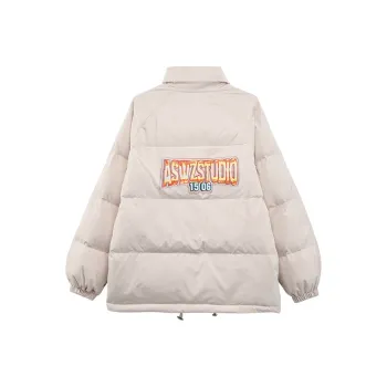 ASWZ Puffer Jackets Unisex Apricot