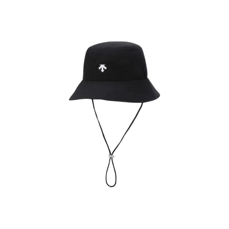 DESCENTE Polyester Bucket Hats Unisex Black-1
