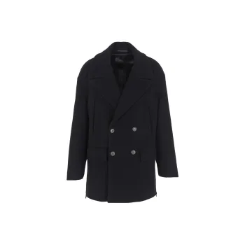 GIORGIO ARMANI Double-Breasted Peacoat