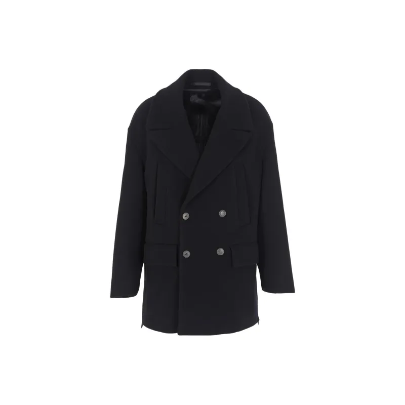GIORGIO ARMANI Double-Breasted Peacoat-0