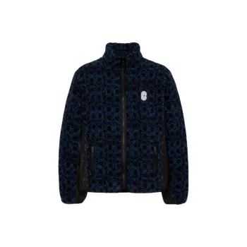 COACH Velvet feel Coat Men's Blue
