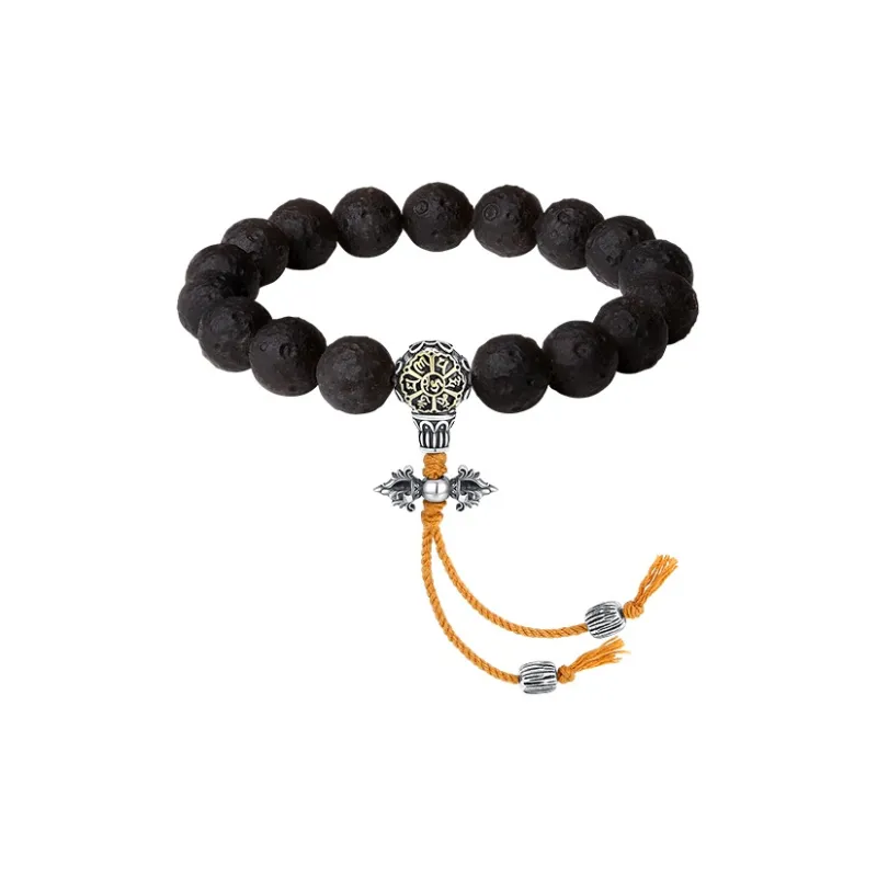 CHOW TAI SENG Obsidian Bracelets Unisex-2