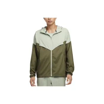 Nike FW24 Windrunner Repel Jackets Coats Men's Jade Color Horizon/Medium Olive