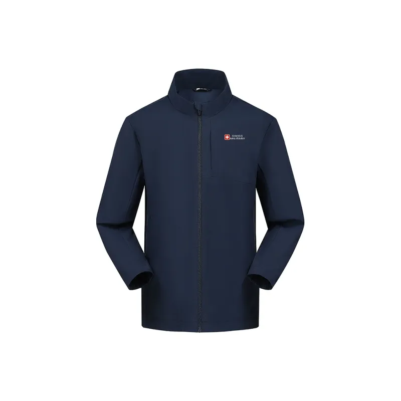 SWISS MILITARY Outdoor Hiking Water Resistant Windproof Breathable Lightweight Windbreaker Jacket Unisex-4