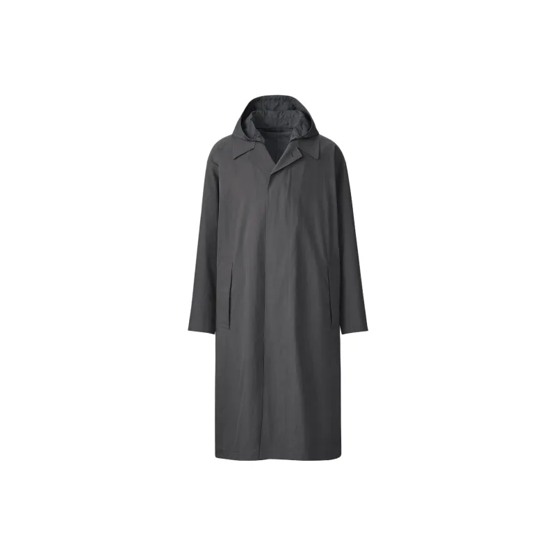 UNIQLO U Collection Coats Men Dark Gray-0