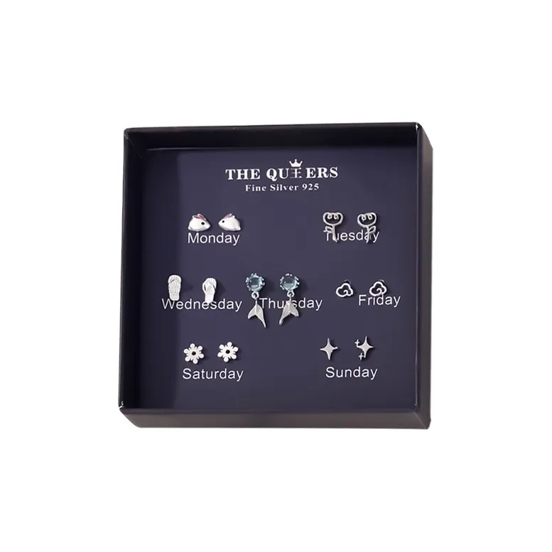 Inkopper Ceramic Stud Earrings Women's-4