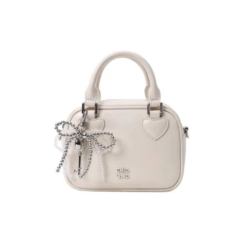 PAYOT Microfiber Synthetic Leather Handbag, One Shoulder, Crossbody Bag Women's Ecru