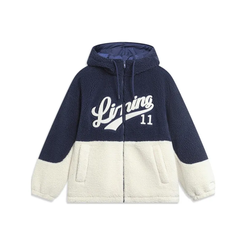 LiNing Sports Fashion Collection Puffer Jacket Unisex Dark Ship Blue-0