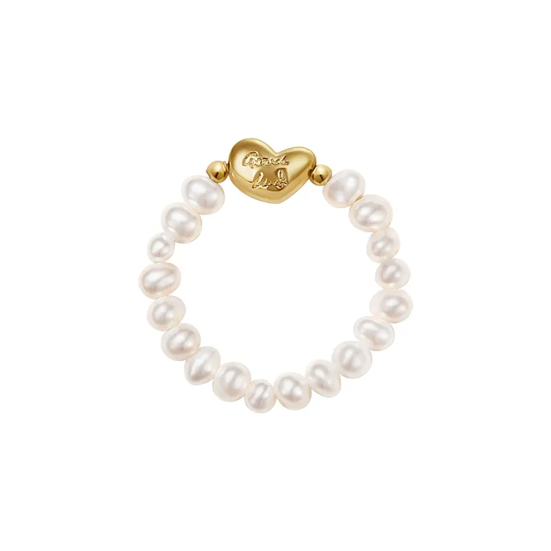 Amber Lollipop Luck Collection Pearl Rings Women's-0