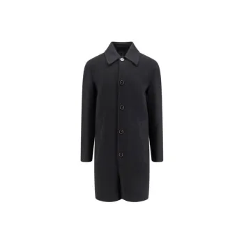 Burberry Single Breasted Mid Length Coat