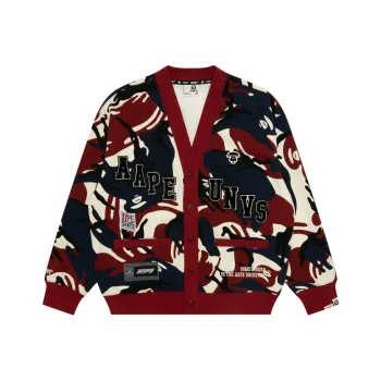 Aape Logo Camo Cardigan