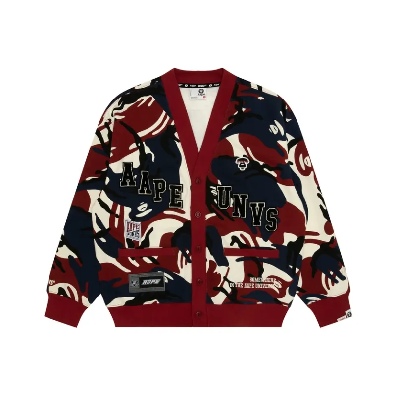 Aape Logo Camo Cardigan-0