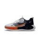 White Dark Blue Orange