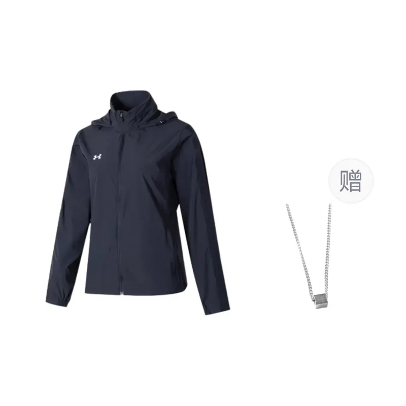 Under Armour Jackets Coats Unisex Black, Comes With Necklace-0
