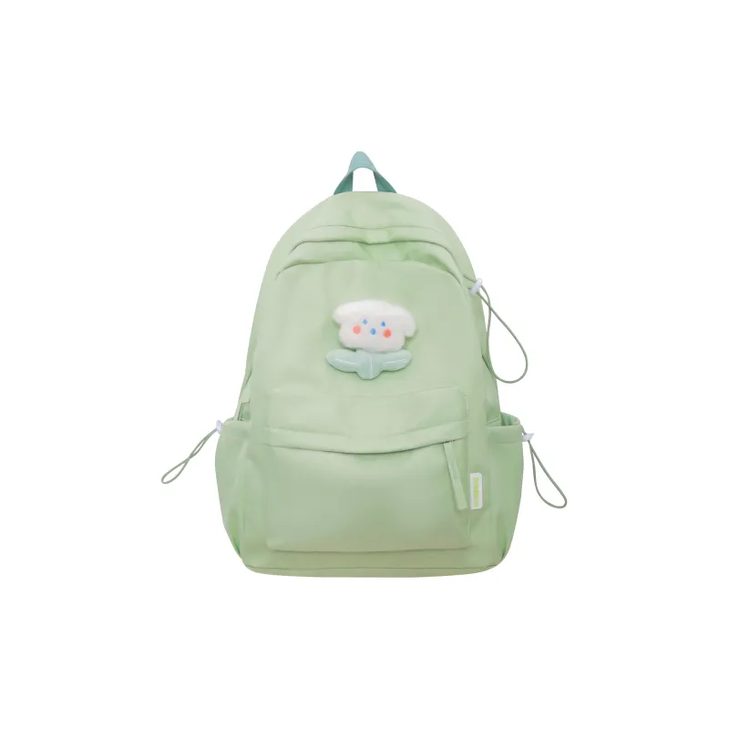 ZOGA Nylon Backpack Women's Green/Ecru/Khaki/Light Yellow/Black/Pink-0