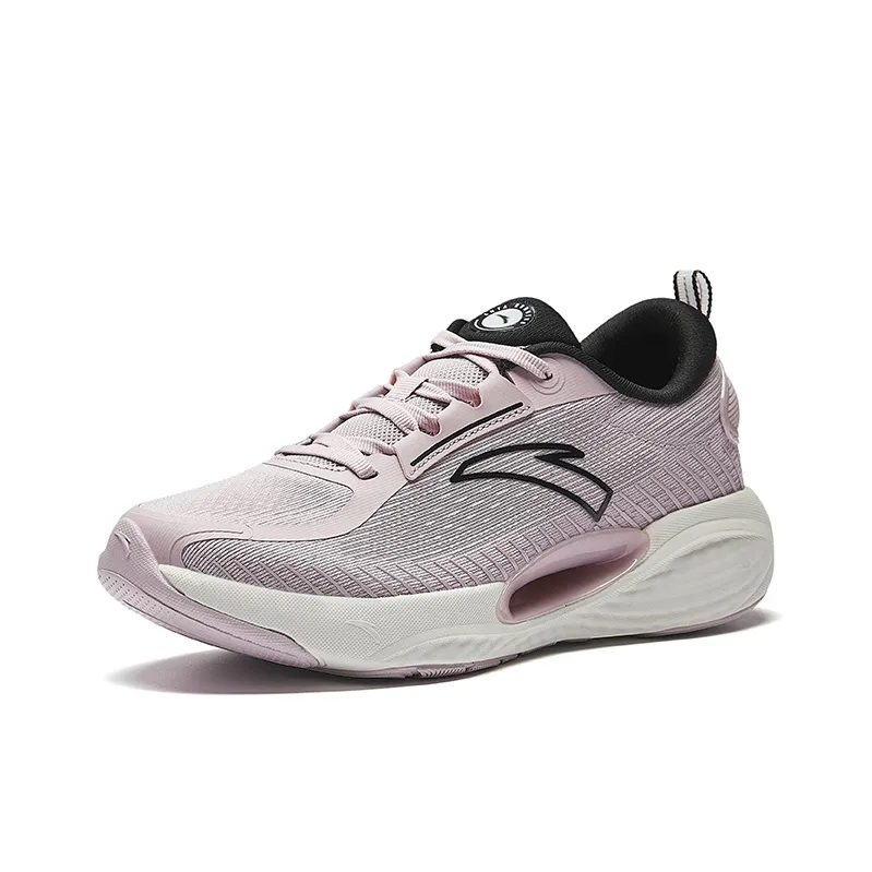 CHAOJIANTA Shock Absorbers With Slip Resistant Features Low Top Casual Running Shoes Women's Pink Purple-1