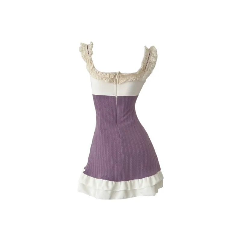 COMMA GIRL Slip Dress Women's Purple-1