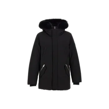 MACKAGE Edward Faux Fur Trim Hooded Padded Jacket