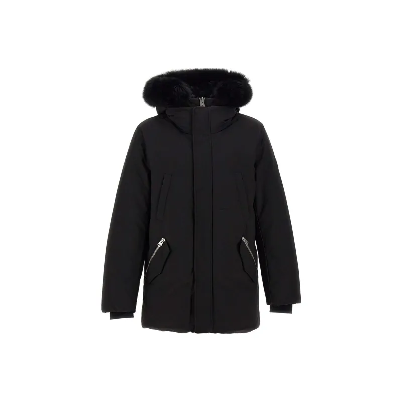 MACKAGE Edward Faux Fur Trim Hooded Padded Jacket-0