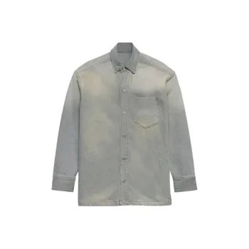 AMIPARIS Buttoned Cotton Shirt Jacket