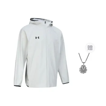 Under Armour Jackets Coats Unisex Gray Comes With Necklace