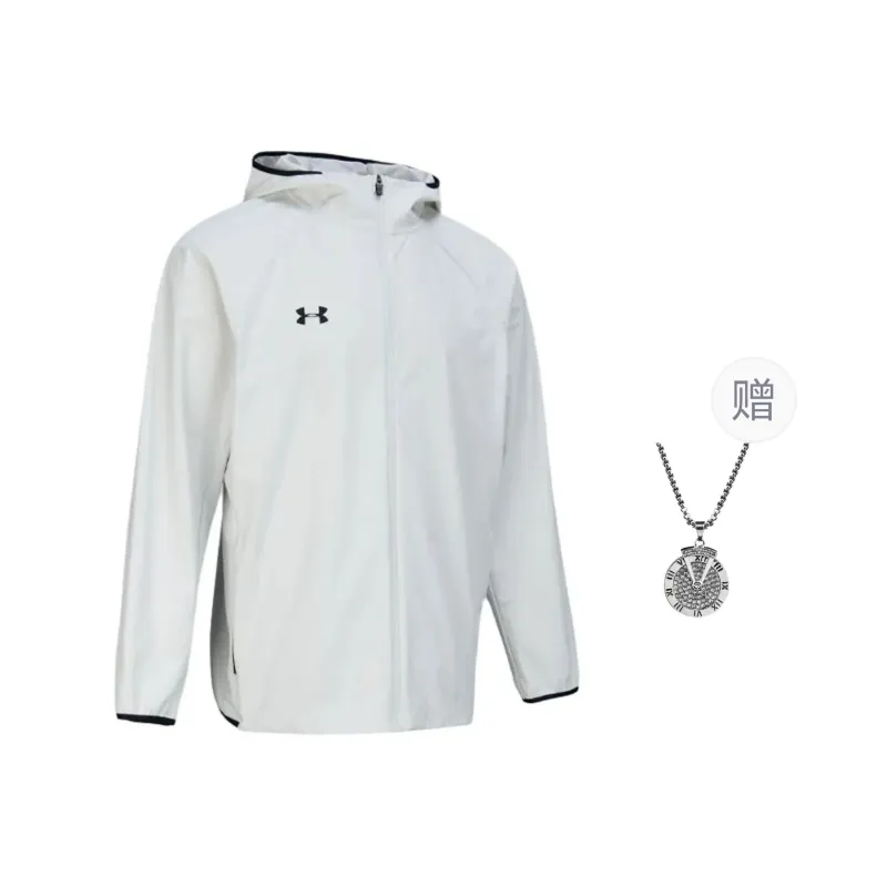 Under Armour Jackets Coats Unisex Gray Comes With Necklace-0