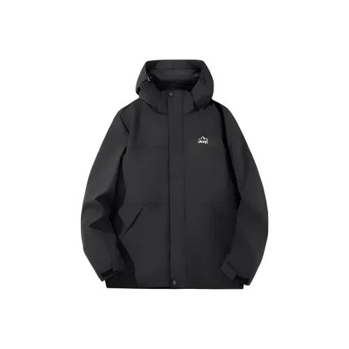 Jeep Windproof Warm Cold Resistant Windbreaker Jacket Men's