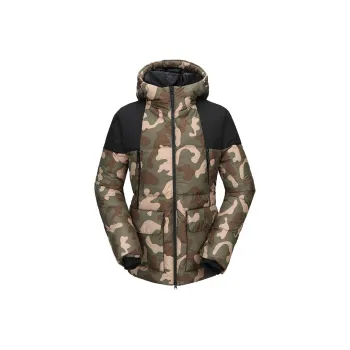 Jack Wolfskin Down Jacket Men's Black/Sand Dune Pattern