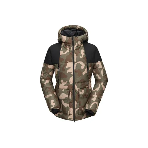 Jack Wolfskin Down Jacket Men's Black/Sand Dune Pattern
