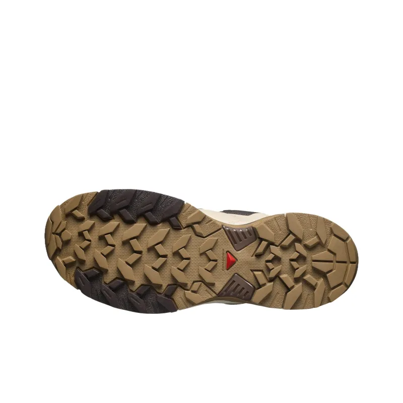 SALOMON X ULTRA 360 Low Top Hiking Shoes Women's White Brown-4